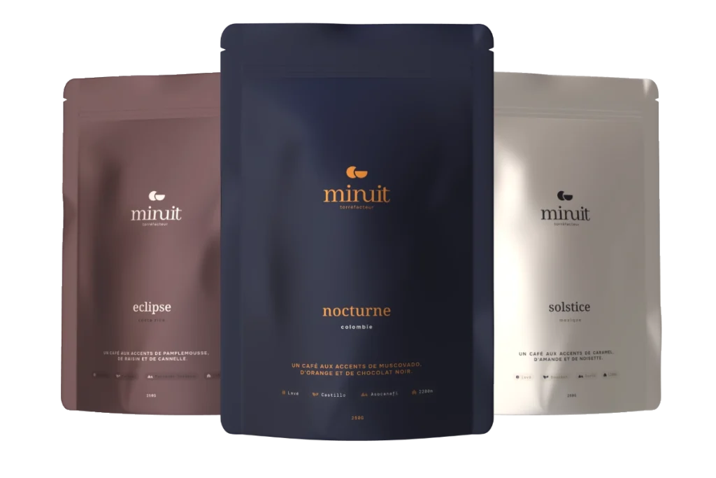 Collection de café de spécialité Minuit Torréfacteur